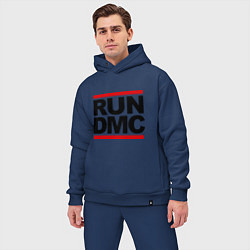 Мужской костюм оверсайз Run DMC, цвет: тёмно-синий — фото 2