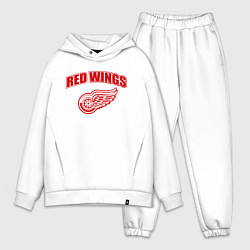 Мужской костюм оверсайз Detroit Red Wings, цвет: белый
