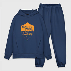 Мужской костюм оверсайз AS Roma: Autumn Top цвета тёмно-синий — фото 1