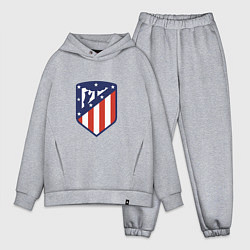Мужской костюм оверсайз Atletico Madrid, цвет: меланж