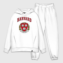 Мужской костюм оверсайз Harvard university, цвет: белый