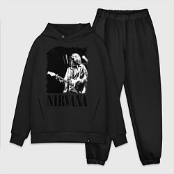 Мужской костюм оверсайз Black Nirvana