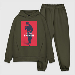 Мужской костюм оверсайз Slim Shady: Eminem, цвет: хаки