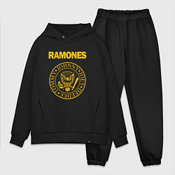 Мужской костюм оверсайз Ramones, цвет: черный