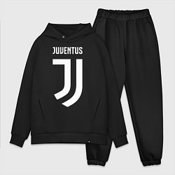 Мужской костюм оверсайз FC Juventus, цвет: черный