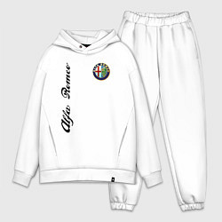 Мужской костюм оверсайз Alfa Romeo Automobiles S p A, цвет: белый