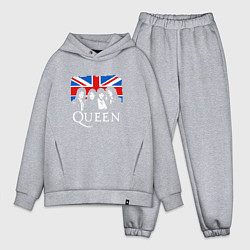 Мужской костюм оверсайз Queen UK, цвет: меланж