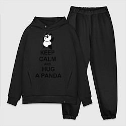 Мужской костюм оверсайз Keep Calm & Hug A Panda