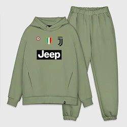 Мужской костюм оверсайз FC Juventus, цвет: авокадо