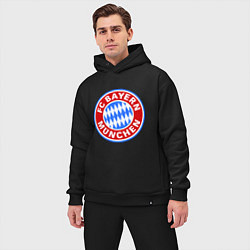 Мужской костюм оверсайз Bayern Munchen FC, цвет: черный — фото 2