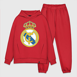 Мужской костюм оверсайз Real Madrid FC цвета красный — фото 1