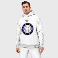 Мужской костюм оверсайз Inter FC, цвет: белый — фото 2