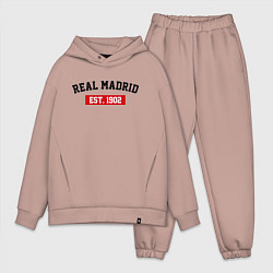 Мужской костюм оверсайз FC Real Madrid Est. 1902