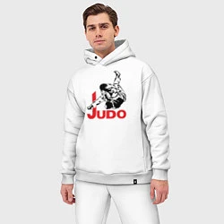 Мужской костюм оверсайз Judo Master, цвет: белый — фото 2