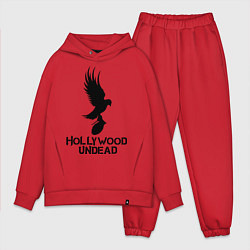 Мужской костюм оверсайз Hollywood Undead, цвет: красный