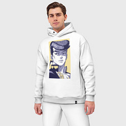 Мужской костюм оверсайз Джоскэ Хигашиката, цвет: белый — фото 2