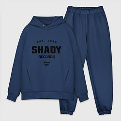 Мужской костюм оверсайз Shady records, цвет: тёмно-синий