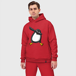 Мужской костюм оверсайз DAB Pinguin, цвет: красный — фото 2