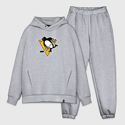 Мужской костюм оверсайз Pittsburgh Penguins: Evgeni Malkin, цвет: меланж
