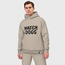Мужской костюм оверсайз Watch Dogs, цвет: миндальный — фото 2