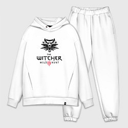 Мужской костюм оверсайз THE WITCHER 3:WILD HUNT, цвет: белый