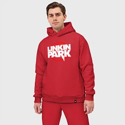 Мужской костюм оверсайз LINKIN PARK, цвет: красный — фото 2