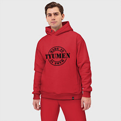 Мужской костюм оверсайз Made in Tyumen, цвет: красный — фото 2