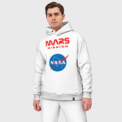 Мужской костюм оверсайз Nasa Mars mission, цвет: белый — фото 2