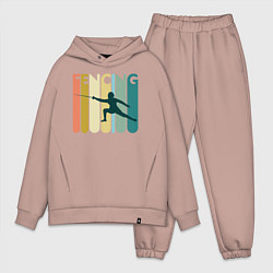 Мужской костюм оверсайз Fencing