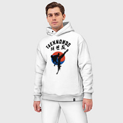 Мужской костюм оверсайз Taekwondo, цвет: белый — фото 2