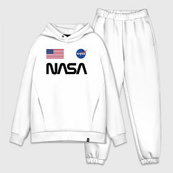 Мужской костюм оверсайз NASA НАСА, цвет: белый