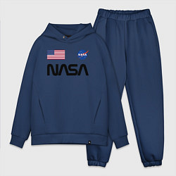 Мужской костюм оверсайз NASA НАСА, цвет: тёмно-синий