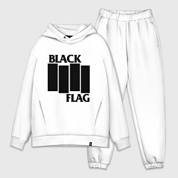 Мужской костюм оверсайз BLACK FLAG, цвет: белый