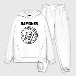 Мужской костюм оверсайз RAMONES, цвет: белый