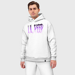 Мужской костюм оверсайз Lil peep, цвет: белый — фото 2