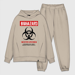 Мужской костюм оверсайз Biohazard