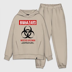 Мужской костюм оверсайз Biohazard