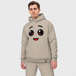 Мужской костюм оверсайз ЛИЦО БАНАНА ИЗ FORTNITE, цвет: миндальный — фото 2