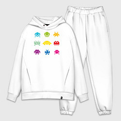 Мужской костюм оверсайз Retro game, цвет: белый