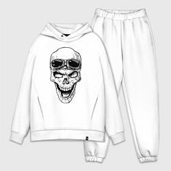 Мужской костюм оверсайз Skull and glasses