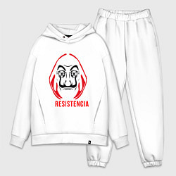 Мужской костюм оверсайз La Resistenicia цвета белый — фото 1
