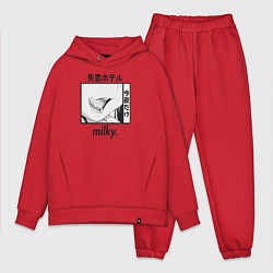 Мужской костюм оверсайз Milky, цвет: красный