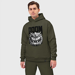 Мужской костюм оверсайз КАКОДЕМОН DOOM Z, цвет: хаки — фото 2