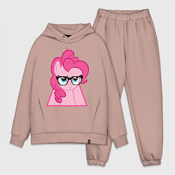 Мужской костюм оверсайз Pinky Pie hipster, цвет: пыльно-розовый