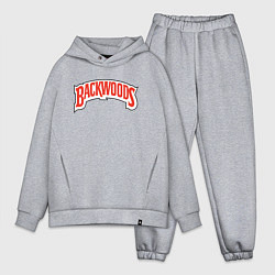 Мужской костюм оверсайз BACKWOODS, цвет: меланж