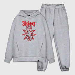 Мужской костюм оверсайз Slipknot Slip Goats Art, цвет: меланж