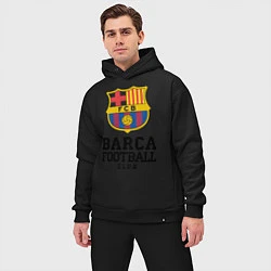Мужской костюм оверсайз Barcelona Football Club, цвет: черный — фото 2