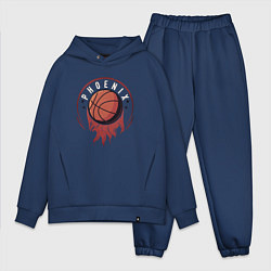 Мужской костюм оверсайз NBA - Suns, цвет: тёмно-синий