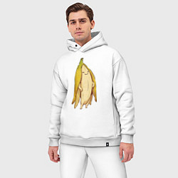 Мужской костюм оверсайз Банан, цвет: белый — фото 2