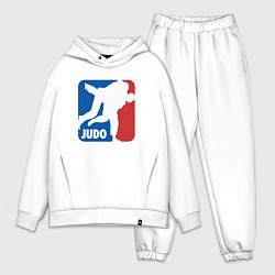 Мужской костюм оверсайз Judo - Sport, цвет: белый